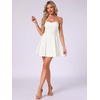 image:imageAllegra K Women Sexy Strapless Off Shoulder 2026 Cocktail Party Mini DressCream White
