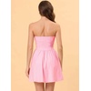 image:imageAllegra K Women Sexy Strapless Off Shoulder 2026 Cocktail Party Mini DressPink