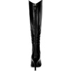 image:imageAllegra K Women Stiletto Heel Pointy Toe Knee High Back Zip BootBlack