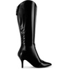 image:imageAllegra K Women Stiletto Heel Pointy Toe Knee High Back Zip BootBlack