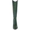 image:imageAllegra K Women Stiletto Heel Pointy Toe Knee High Back Zip BootDark Green