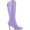 image:imageAllegra K Women Stiletto Heel Pointy Toe Knee High Back Zip BootPurple