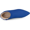image:imageAllegra K Womens Chunky Heels Pointy Toe Ankle BootsRoyal Blue