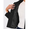 image:imageAllegra K Womens Crop Pea Coat Turn Down Single Breasted Winter OutwearBlack