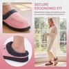 image:imageAllegra K Womens Fuzzy Flat Non Slip Warm Slip on SlippersPink