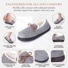 image:imageAllegra K Womens Fuzzy House Shoes Flat Bow Backless SlippersGrey