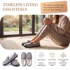 image:imageAllegra K Womens Fuzzy House Shoes Flat Bow Backless SlippersGrey