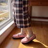 image:imageAllegra K Womens Fuzzy House Shoes Flat Bow Backless SlippersPink