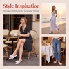 image:imageAllegra K Womens Polka Dot Bow Decor Flat Slip on Slide Shopping SlippersWhite