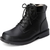 image:imageAllegra K Women Ankle Snow Boots Waterproof Warm Flat Lace UpBlack