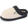 image:imageAllegra K Womens Fuzzy Flat Non Slip Warm Slip on SlippersBeige