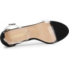 image:imageAllegra K Women Faux Suede Clear Open Toe Ankle Strap Stiletto Heel SandalsBlack