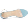 image:imageAllegra K Women Faux Suede Clear Open Toe Ankle Strap Stiletto Heel SandalsSky Blue