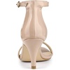 image:imageAllegra K Womens Open Toe Sandals Kitten HeeledBeige