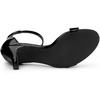image:imageAllegra K Womens Open Toe Sandals Kitten HeeledBlack