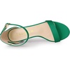 image:imageAllegra K Womens Open Toe Sandals Kitten HeeledGreen