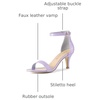 image:imageAllegra K Womens Open Toe Sandals Kitten HeeledPurple