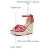 image:imageAllegra K Women Lace Espadrilles Wedge SandalsRed