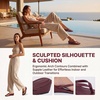 image:imageAllegra K Womens Casual Wedge Heel Thong Slip on Sandals Flip FlopsBurgundy