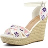 image:imageAllegra K Women Lace Espadrilles Wedge SandalsPurple