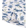 image:imageAllegra K Women Chiffon Floral Button Front Puff Short Sleeves BlouseBlue