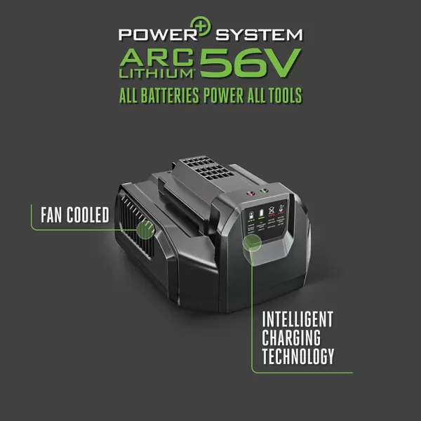 EGO Power+ CH3200 56-Volt Lithium-ion 320W Speed Charger, Black