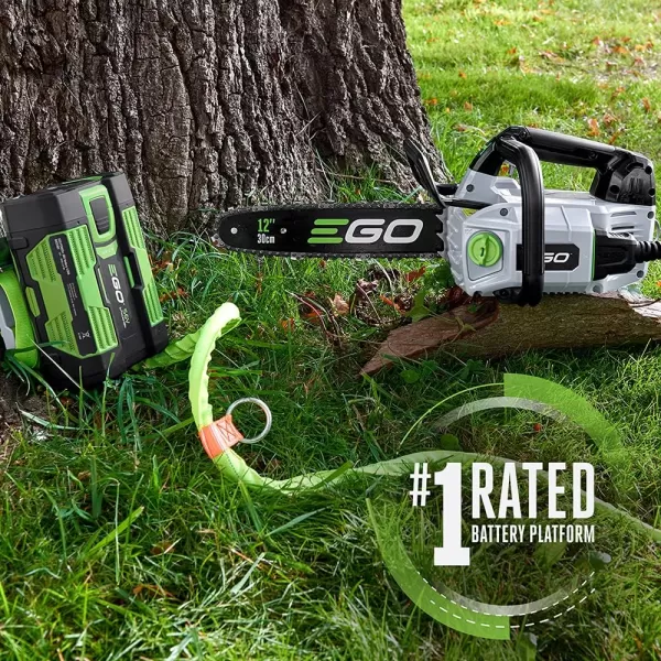 EGO Power+ CSX3000 12-Inch 56-Volt Lithium-ion Cordless Commercial Series Top-Handle Chain Saw Bare Tool - Battery and Charger Not Included, Black)