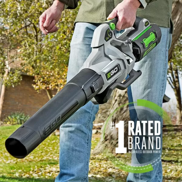 EGO Power+ LB7650 Variable-Speed Turbo 56-Volt 765 CFM Cordless Leaf Blower Battery &amp; Charger Not Included, Black)