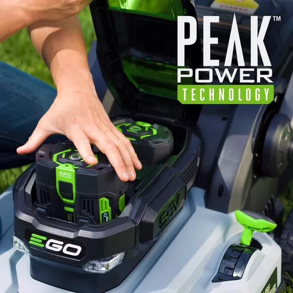 EGO Power+ LM2125SP 21-Inch 56-Volt Lithium-ion Cordless Self-Propelled Lawn Mower with Touch Drive™ with 7.5Ah Battery and Rapid Charger Included