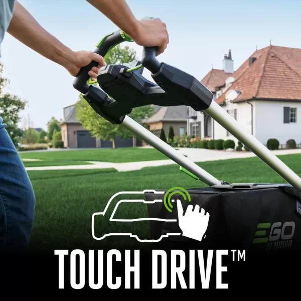 EGO Power+ LM2135SP 56-Volt 21-Inch Select Cut Self-Propelled Cordless Lawn Mower with Touch Drive Technology, 7.5Ah Battery, Rapid Charger Included plus extra BA2800T 5.0Ah Battery