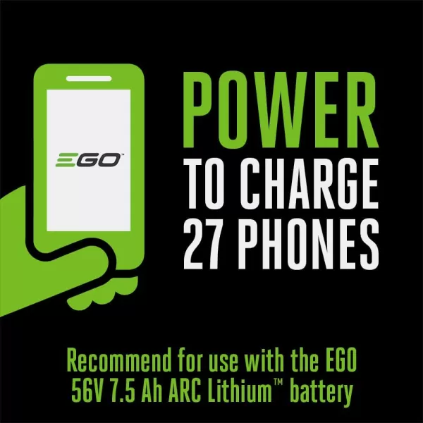 EGO Power+ PAD1500 Nexus Escape 150W Power Inverter Battery and Charger Not Included)