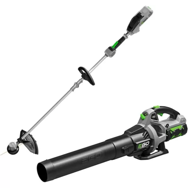 EGO Power+ ST1521S 15-Inch String Trimmer with POWERLOAD and Carbon Fiber Split Shaft Weed Wacker 2.5Ah Battery and Charger Included