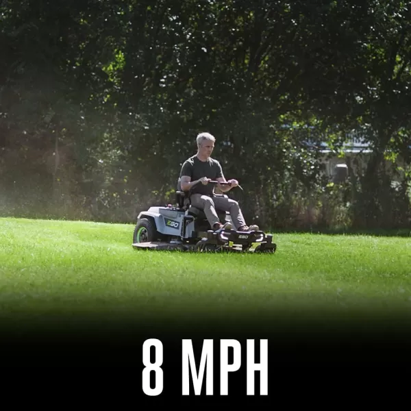 EGO POWER+ ZT4204L 56-Volt 42-Inch Z6 Zero Turn Riding Mower, 4 x 10.0Ah Batteries, 700W Turbo Charger Included Plus 2 Extra BA2800T 5.0Ah Batteries