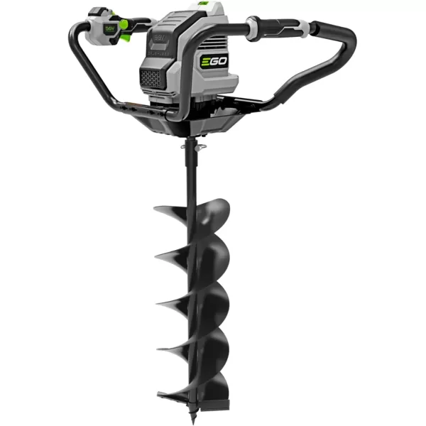 imageEGO EG0803 8Inch 56Volt Lithiumion Cordless Earth Auger Kit with Ergonomic Handle Design and AntiKickback System 40Ah Battery and Charger IncludedEarth Auger Bare Tool