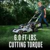 imageEGO 21quot Select Cut SP Mower Kit 2  6Ah Battery 550W ChargerLawn Mower w240Ah Batteries  Touch Drive