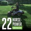 imageEGO Power ZT4205S 42Inch 56Volt Lithiumion Cordless Zero Turn Radius Mower with eSteer Technology with 4 120Ah Batteries and Charger Included42 eSTEER ZTR w12Ah Batteries