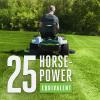 imageEGO Power ZT4205S 42Inch 56Volt Lithiumion Cordless Zero Turn Radius Mower with eSteer Technology with 4 120Ah Batteries and Charger Included52 w12Ah Batteries