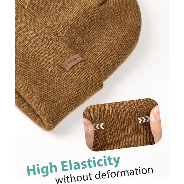 FURTALK Beanie for Men Women Cuffed Thick Knitted Unisex Winter Hat Beanies Skull Cap