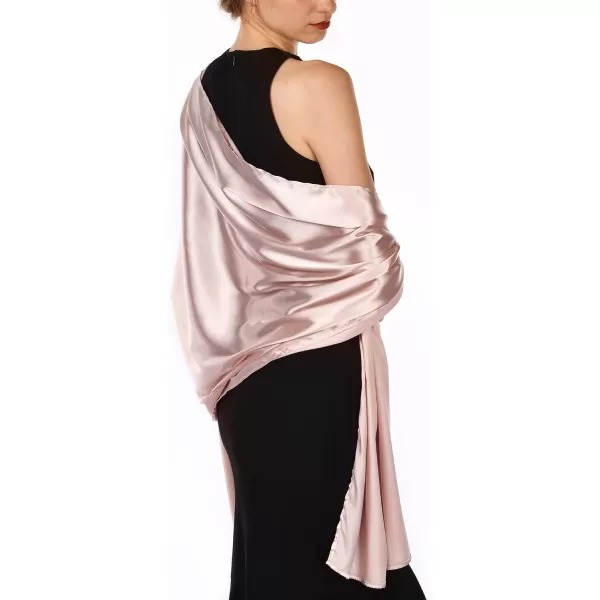 FURTALK Satin Shawls and Wraps for Evening Dresses Womens Silk Shawls Scarf for Weddings Dressy Formal