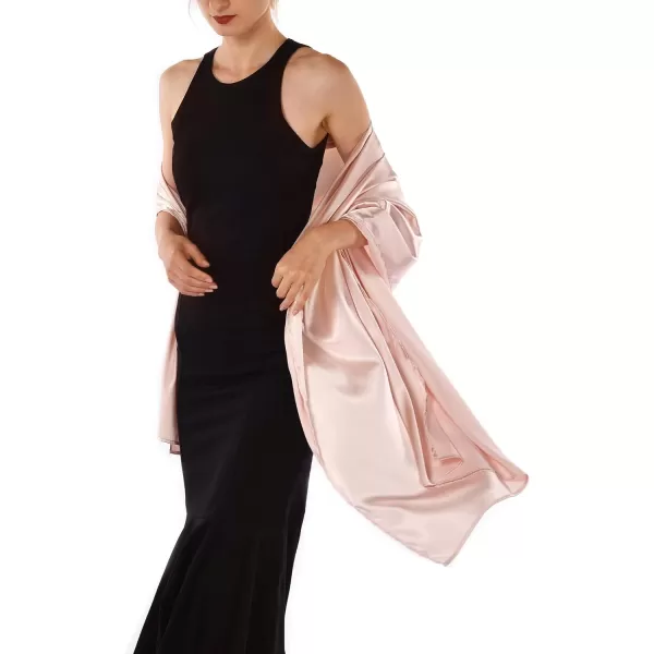 FURTALK Satin Shawls and Wraps for Evening Dresses Womens Silk Shawls Scarf for Weddings Dressy Formal