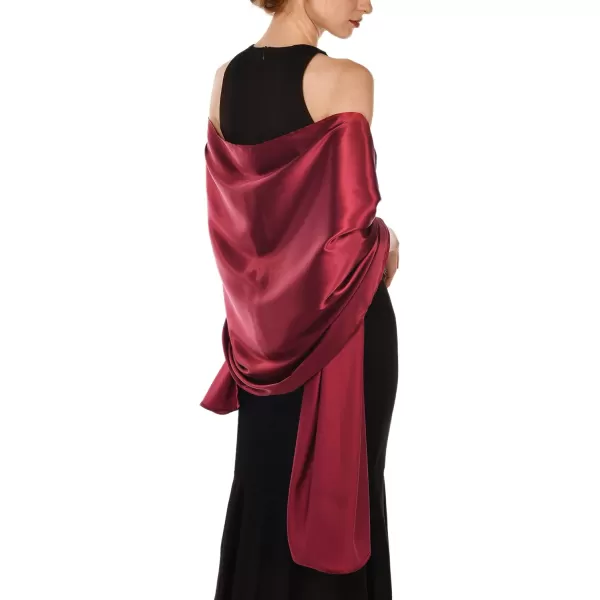 FURTALK Satin Shawls and Wraps for Evening Dresses Womens Silk Shawls Scarf for Weddings Dressy Formal