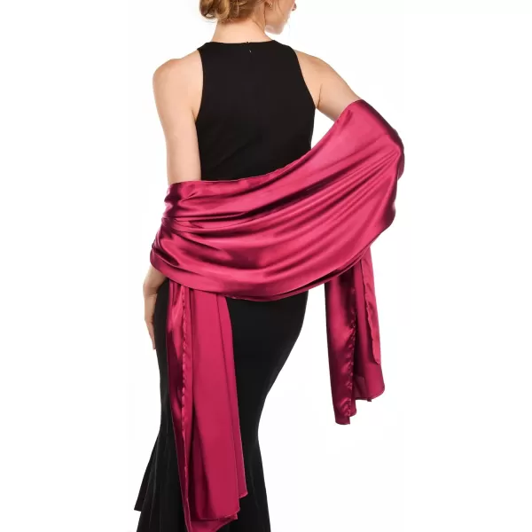 FURTALK Satin Shawls and Wraps for Evening Dresses Womens Silk Shawls Scarf for Weddings Dressy Formal