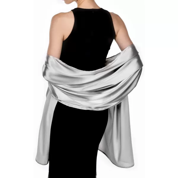 FURTALK Satin Shawls and Wraps for Evening Dresses Womens Silk Shawls Scarf for Weddings Dressy Formal