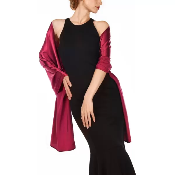 FURTALK Satin Shawls and Wraps for Evening Dresses Womens Silk Shawls Scarf for Weddings Dressy Formal