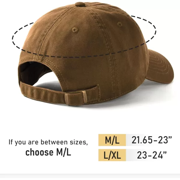 FURTALK Unisex Vintage Washed Unstructured Baseball Cap 100% Washed Cotton Soft Cap Adjustable Unisex Baseball Hat Dad Hat