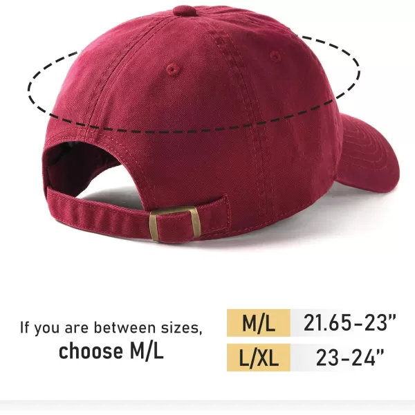 FURTALK Unisex Vintage Washed Unstructured Baseball Cap 100% Washed Cotton Soft Cap Adjustable Unisex Baseball Hat Dad Hat