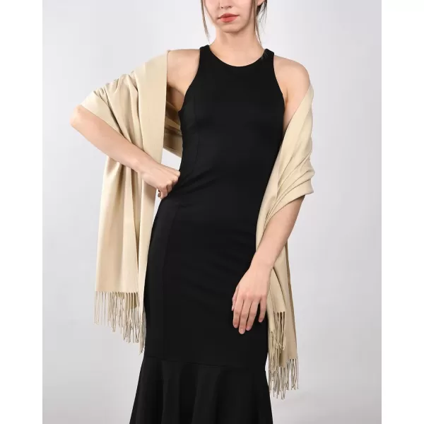 FURTALK Womens Winter Scarf Cashmere Feel Pashmina Shawl Wraps Soft Warm Blanket