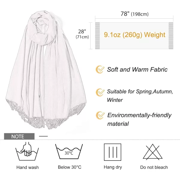 FURTALK Womens Winter Scarf Cashmere Feel Pashmina Shawl Wraps Soft Warm Blanket