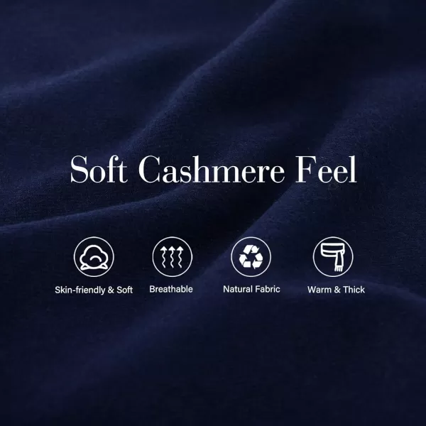FURTALK Womens Winter Scarf Cashmere Feel Pashmina Shawl Wraps Soft Warm Blanket