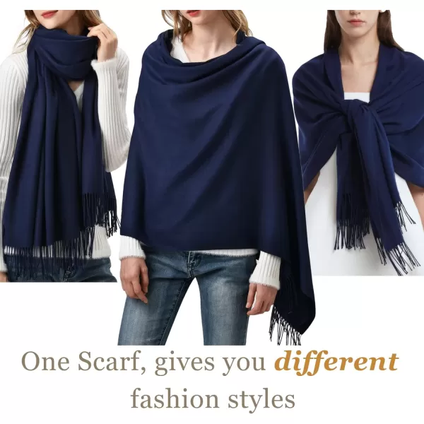 FURTALK Womens Winter Scarf Cashmere Feel Pashmina Shawl Wraps Soft Warm Blanket